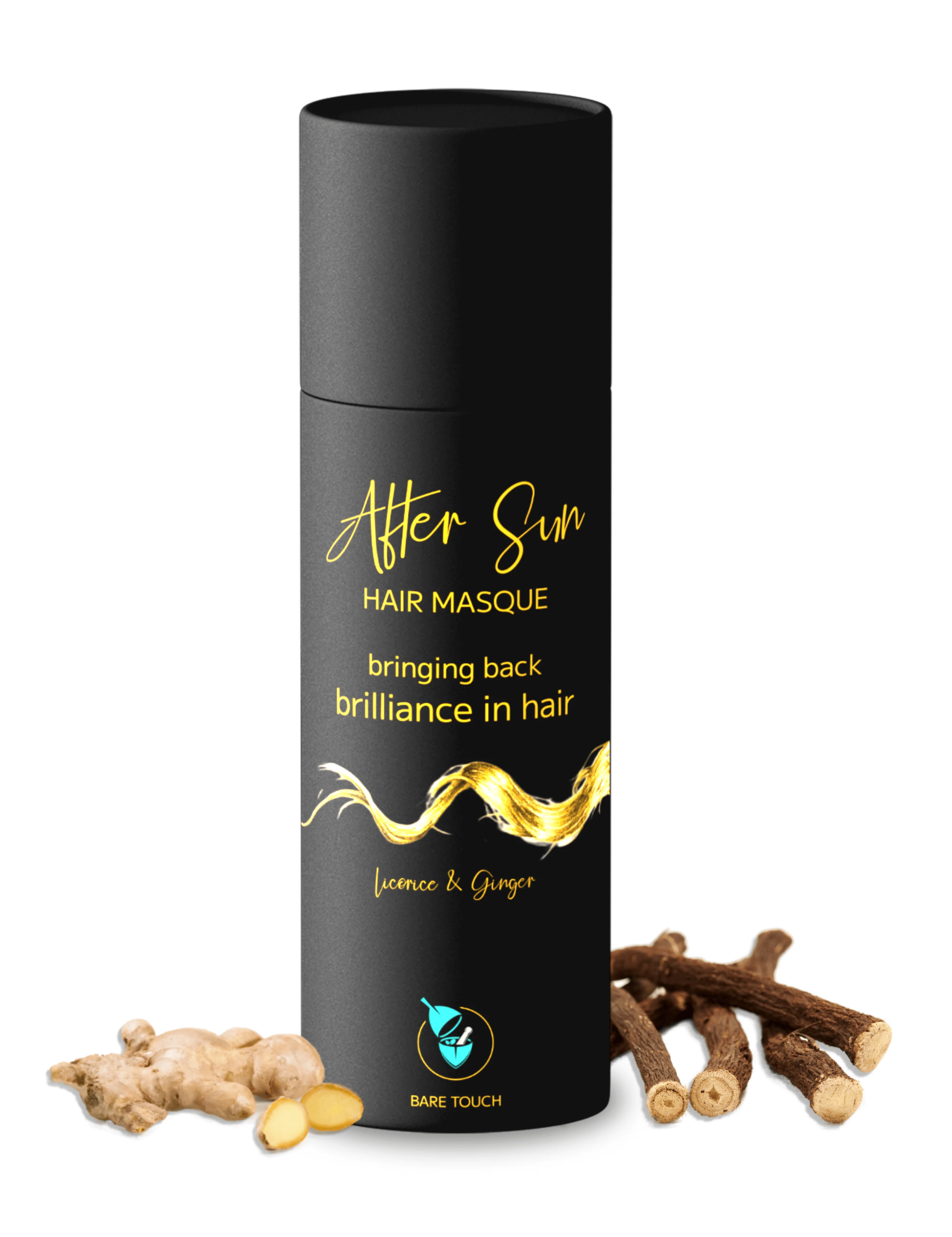 After Sun Hair Masque with Ingredients