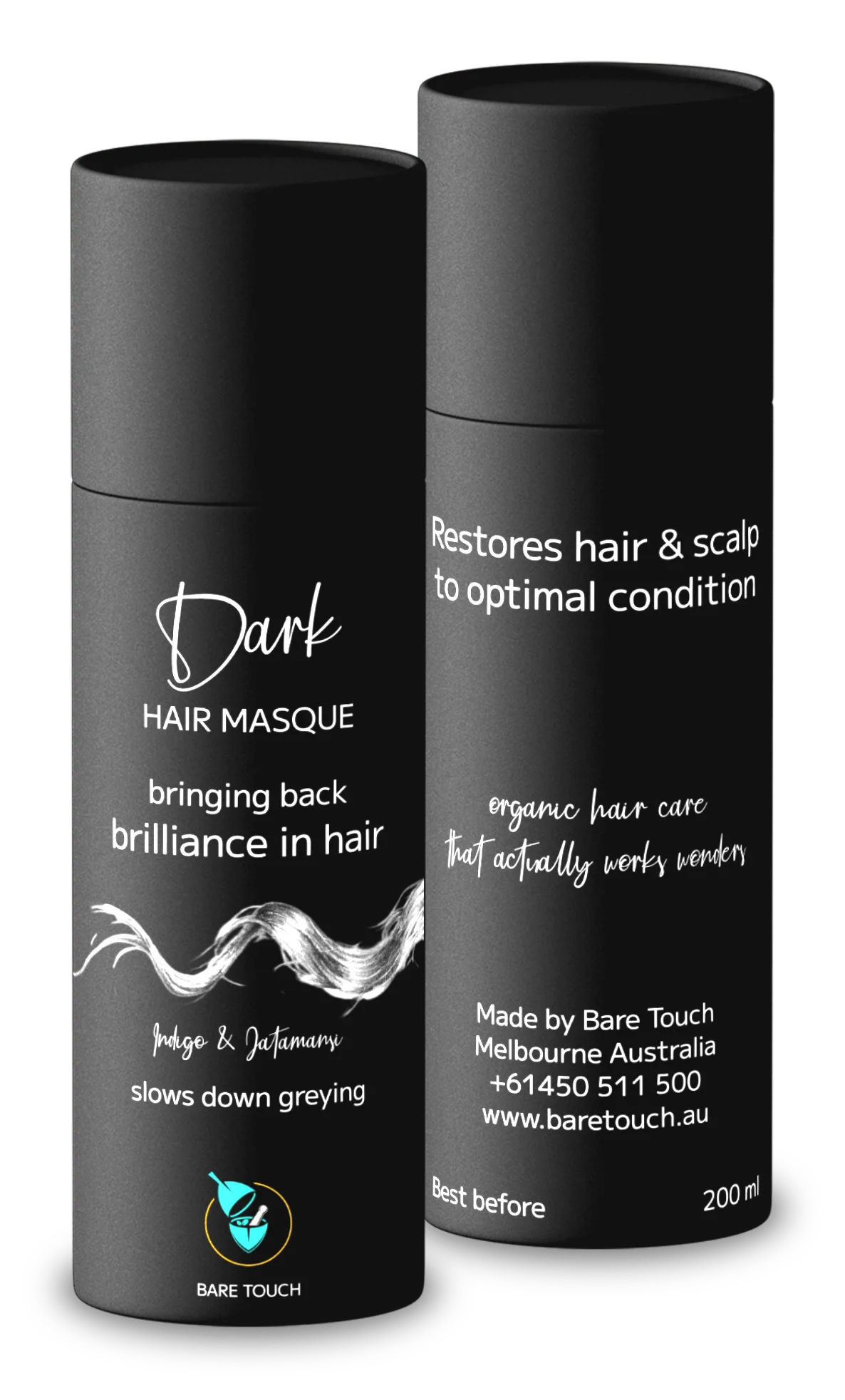 Dark Hair Masque Instruction