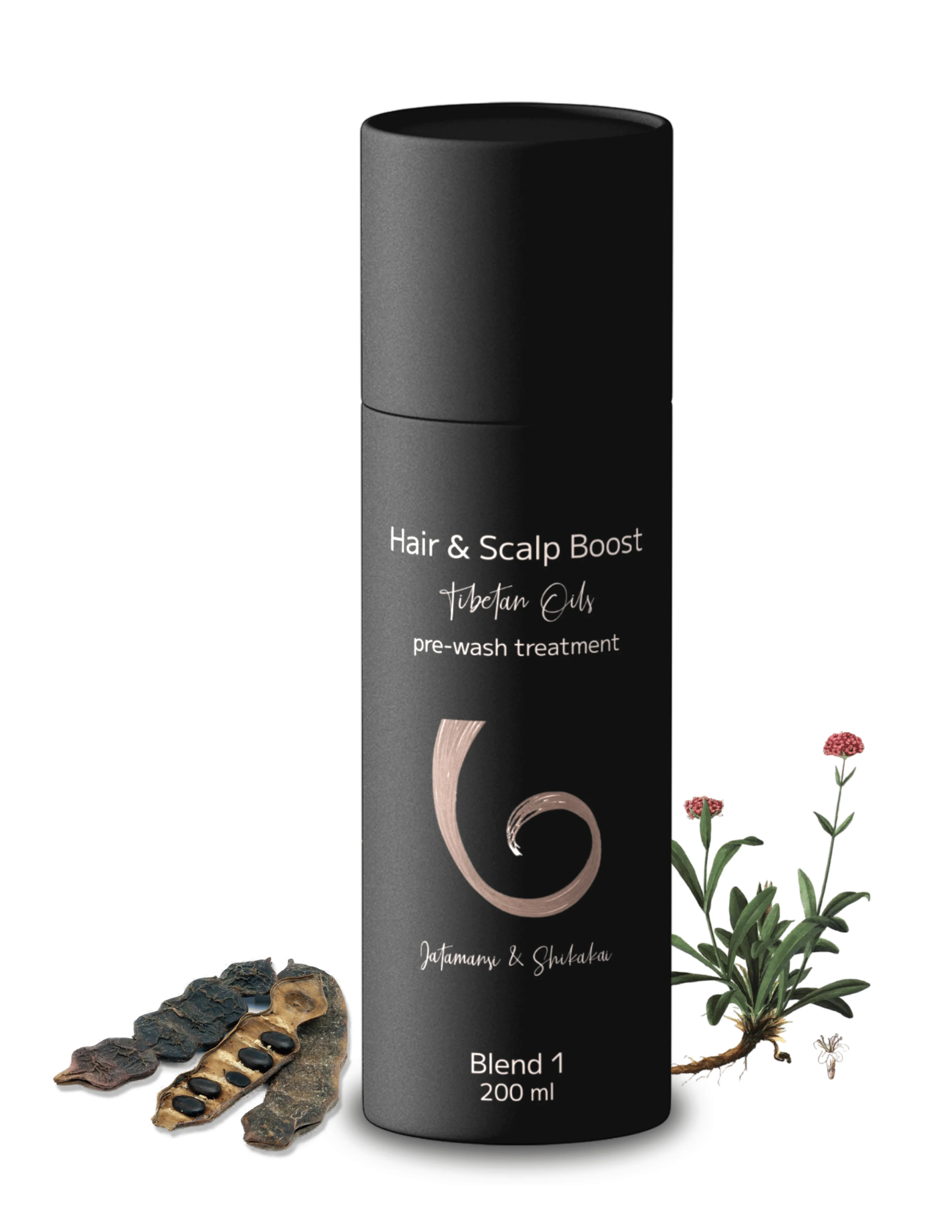 Tibetan Oils Hair and Scalp Boost with ingredients