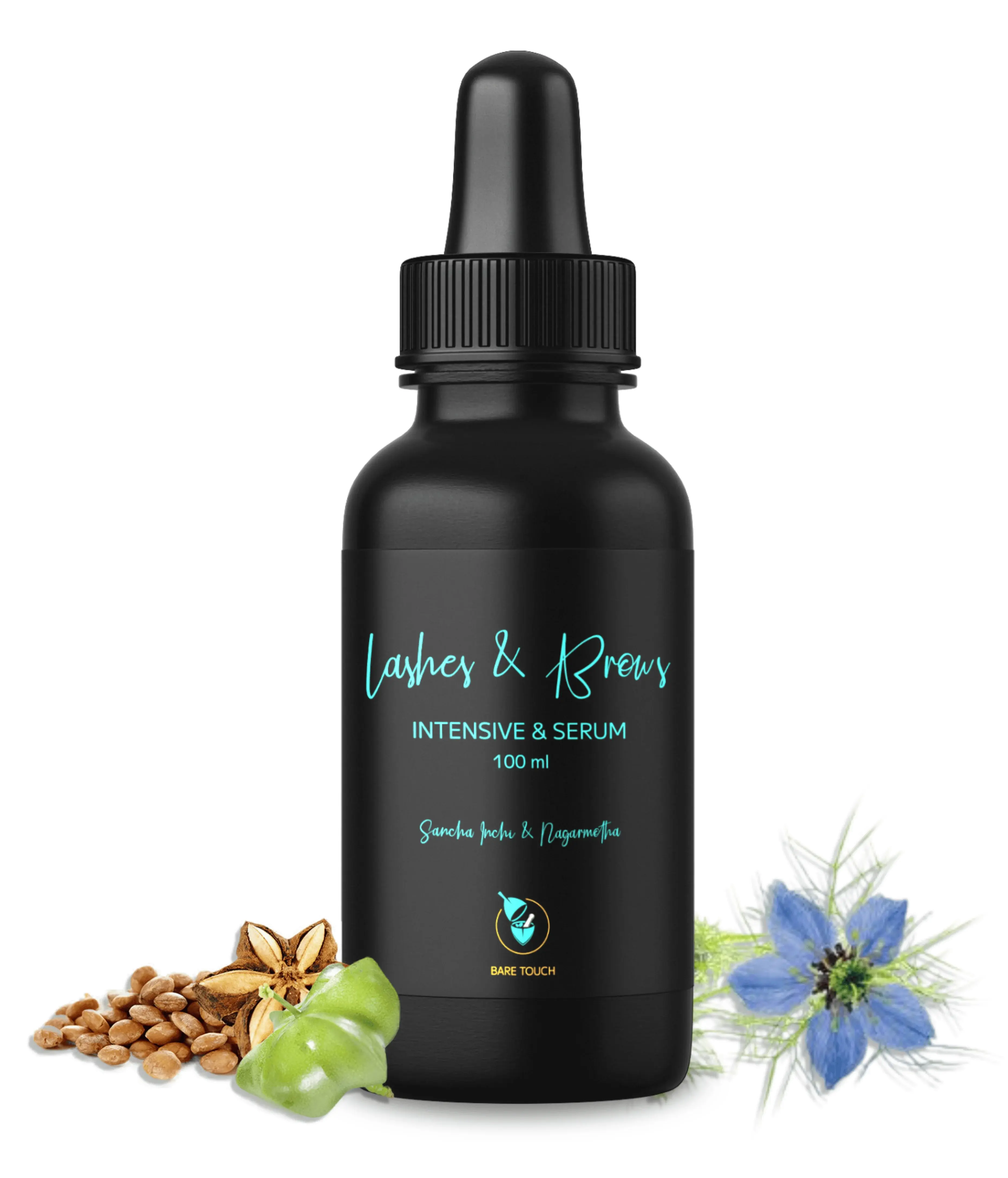 Lashes and Brows Intensive Serum with Ingredients